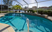 Villa Miami - Blick auf den Pool Villa Miami